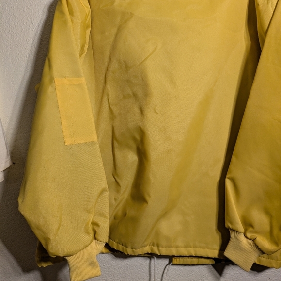 Elert Sport Wear Custom Apparel Cat Lift Trucks Logo Men's Yellow Jacket Size Xl - Picture 11 of 12